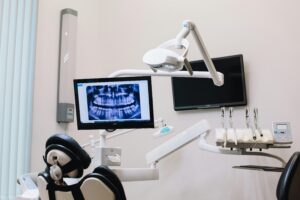 Dental office for implant crowns.